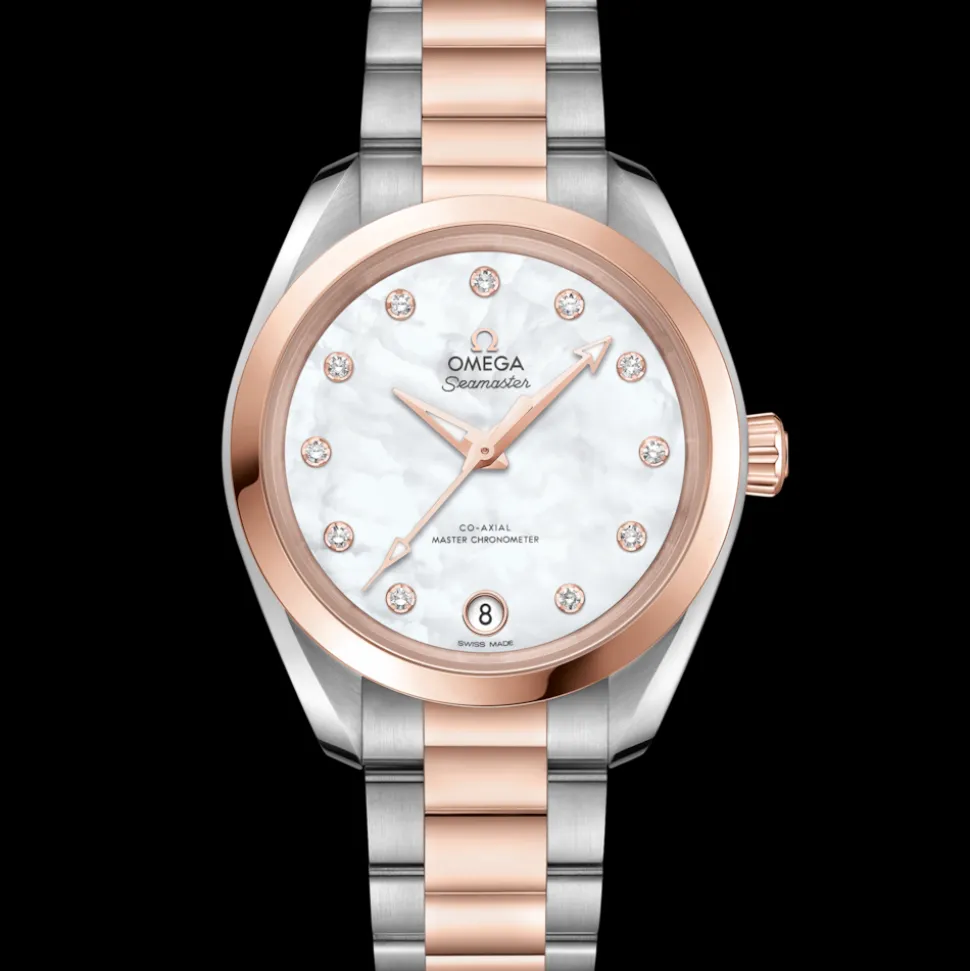 34 mm, acciaio‑oro Sedna™ su acciaio‑oro Sedna™