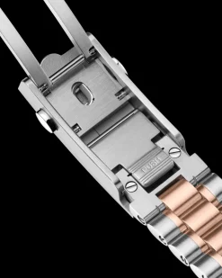 42 mm, acciaio‑oro Sedna™ su acciaio‑oro Sedna™