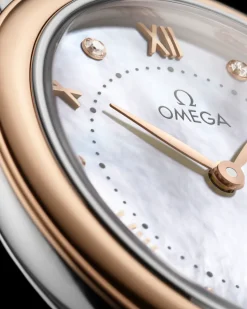 30 mm, acciaio‑oro Sedna™ su cinturino di pelle