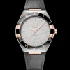 41 mm, acciaio‑oro Sedna™ su cinturino di pelle