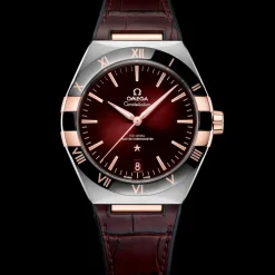 41 mm, acciaio‑oro Sedna™ su cinturino di pelle