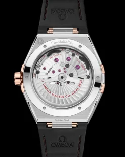 41 mm, acciaio‑oro Sedna™ su cinturino di pelle