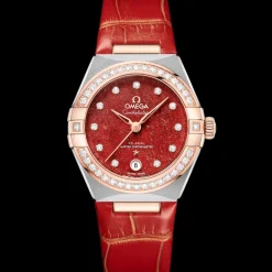 29 mm, acciaio‑oro Sedna™ su cinturino di pelle