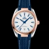 38 mm, acciaio‑oro Sedna™ su cinturino in caucciù