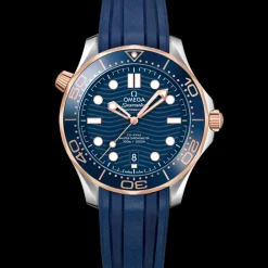 42 mm, acciaio‑oro Sedna™ su cinturino in caucciù