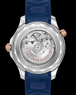 42 mm, acciaio‑oro Sedna™ su cinturino in caucciù