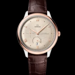 41 mm, acciaio‑oro Sedna™ su cinturino di pelle