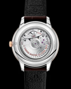 41 mm, acciaio‑oro Sedna™ su cinturino di pelle