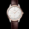 41 mm, acciaio‑oro Sedna™ su cinturino di pelle
