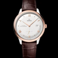 41 mm, acciaio‑oro Sedna™ su cinturino di pelle