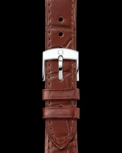 41 mm, acciaio‑oro Sedna™ su cinturino di pelle