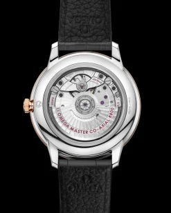 40 mm, acciaio‑oro Sedna™ su cinturino di pelle