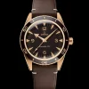 41 mm, Bronze gold su cinturino di pelle