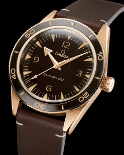 41 mm, Bronze gold su cinturino di pelle