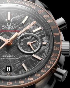 44,25 mm, ceramica grigia su cinturino di pelle con fibbia déployante