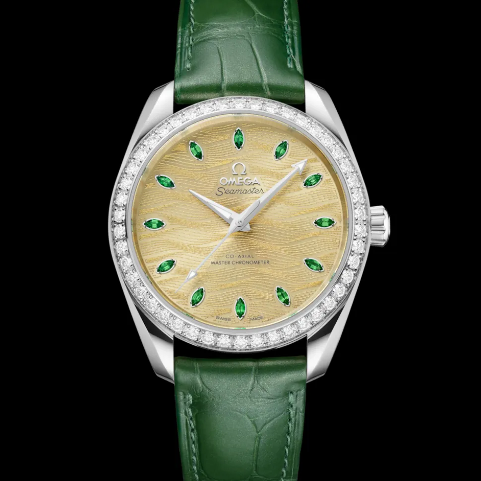 38 mm, oro Canopus Gold™ su alligatore