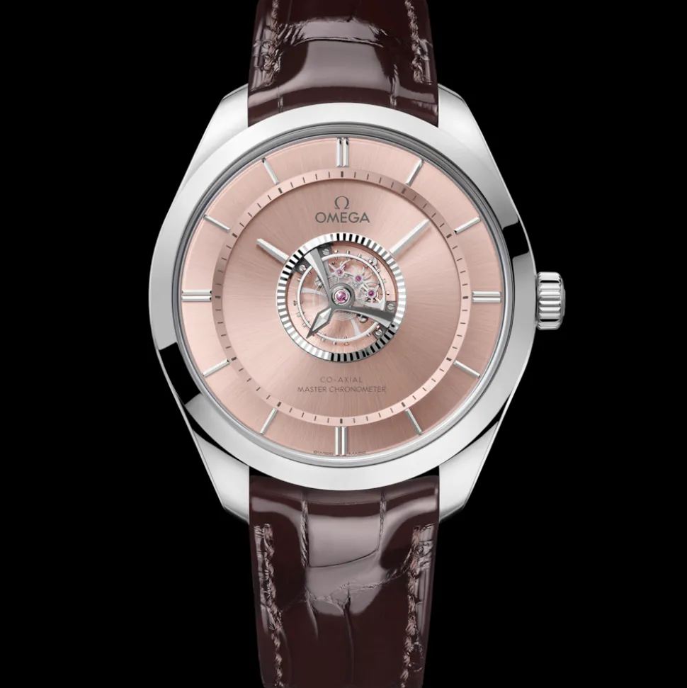 43 mm, oro Canopus Gold™ su cinturino di pelle