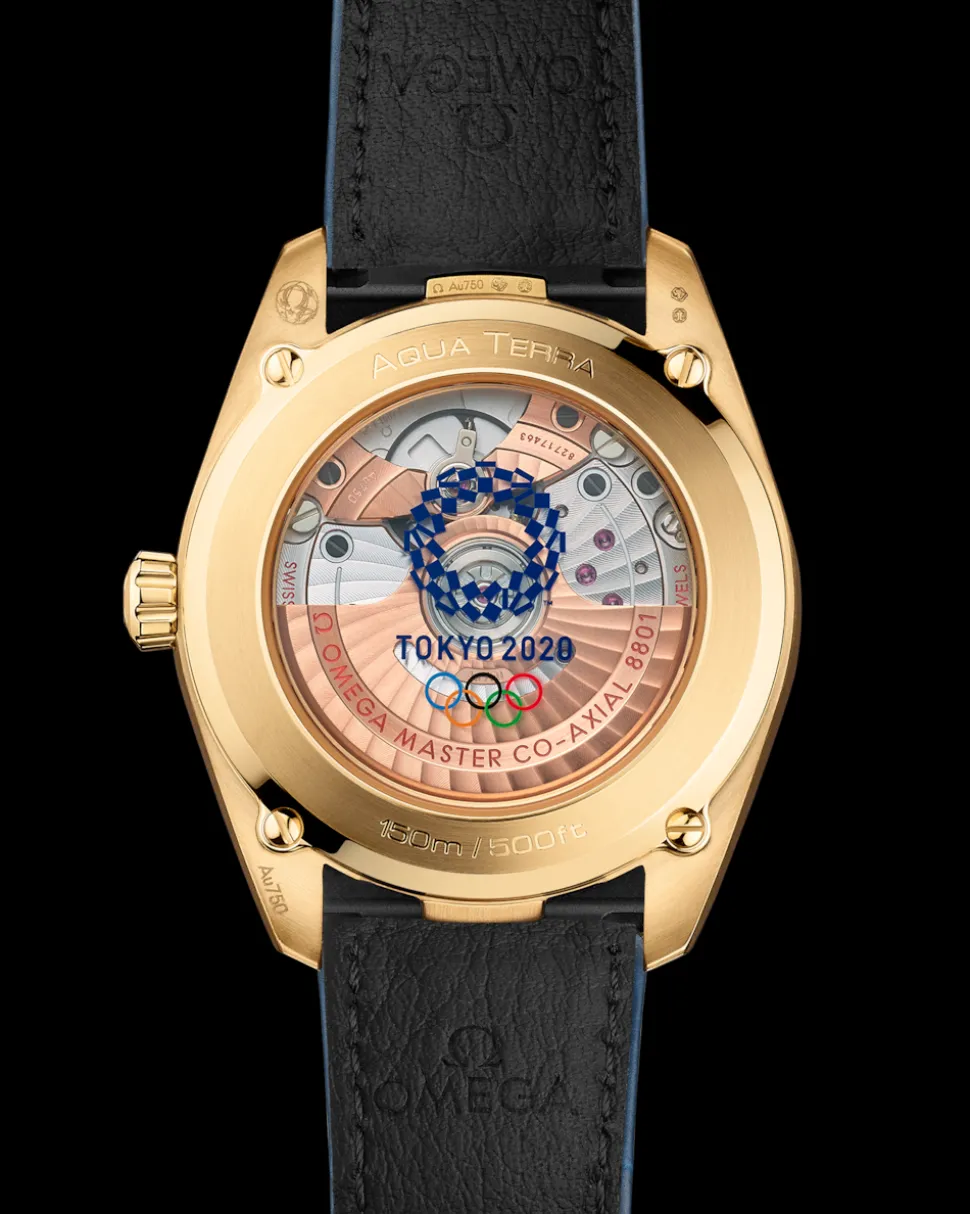 38 mm, oro giallo su cinturino di pelle