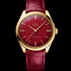 40 mm, oro giallo su cinturino di pelle