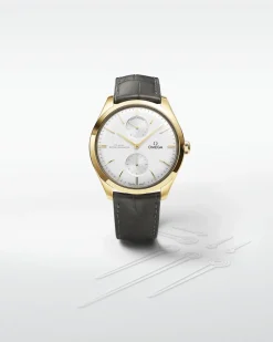 40 mm, oro giallo su cinturino di pelle