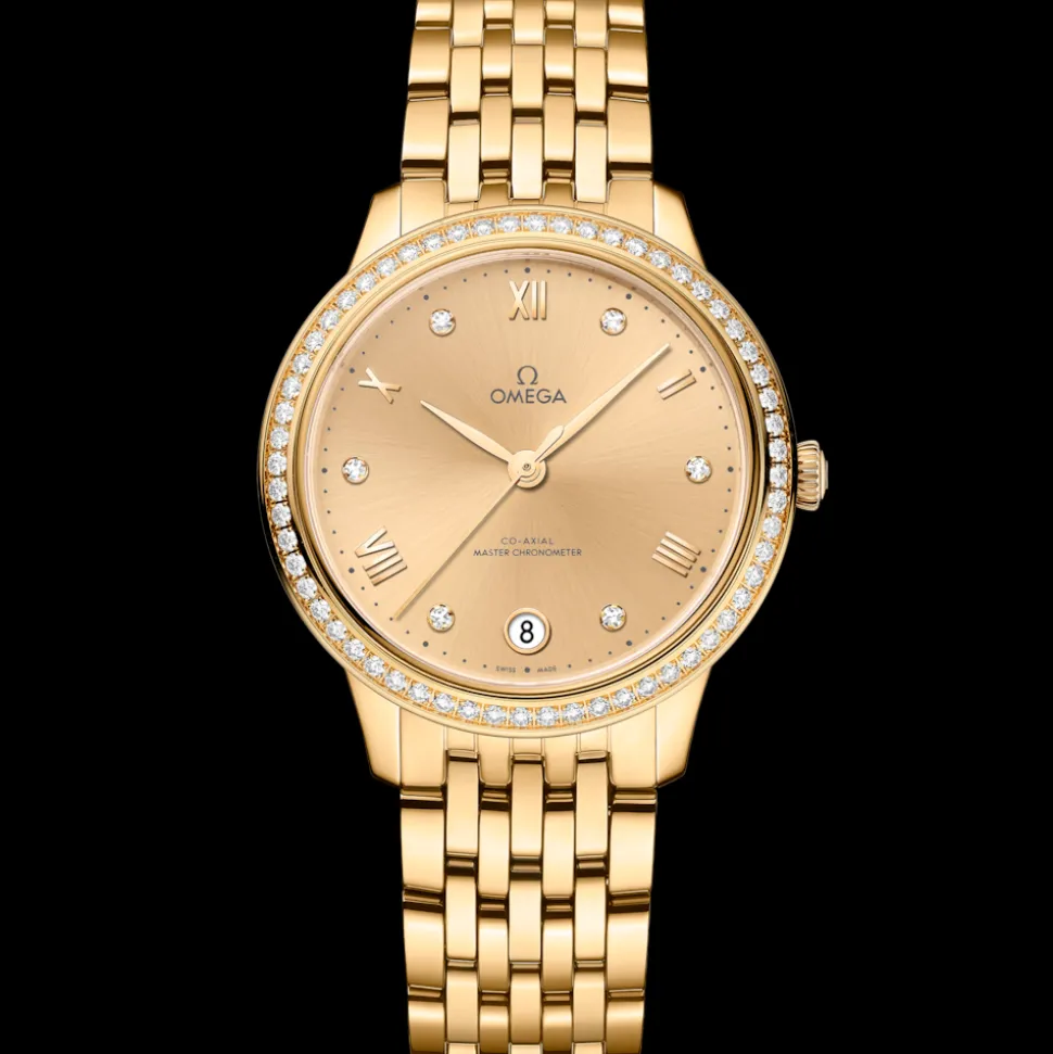 34 mm, oro giallo su oro giallo