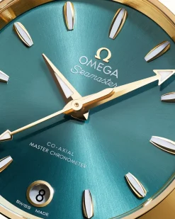 34 mm, oro Moonshine™ su cinturino di pelle