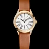 26 mm, oro Moonshine™ su cinturino di pelle