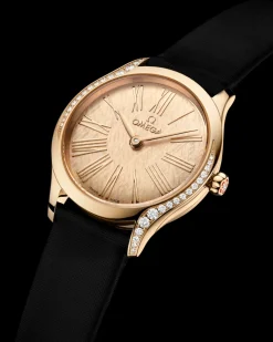 26 mm, oro Moonshine™ su cinturino in tessuto