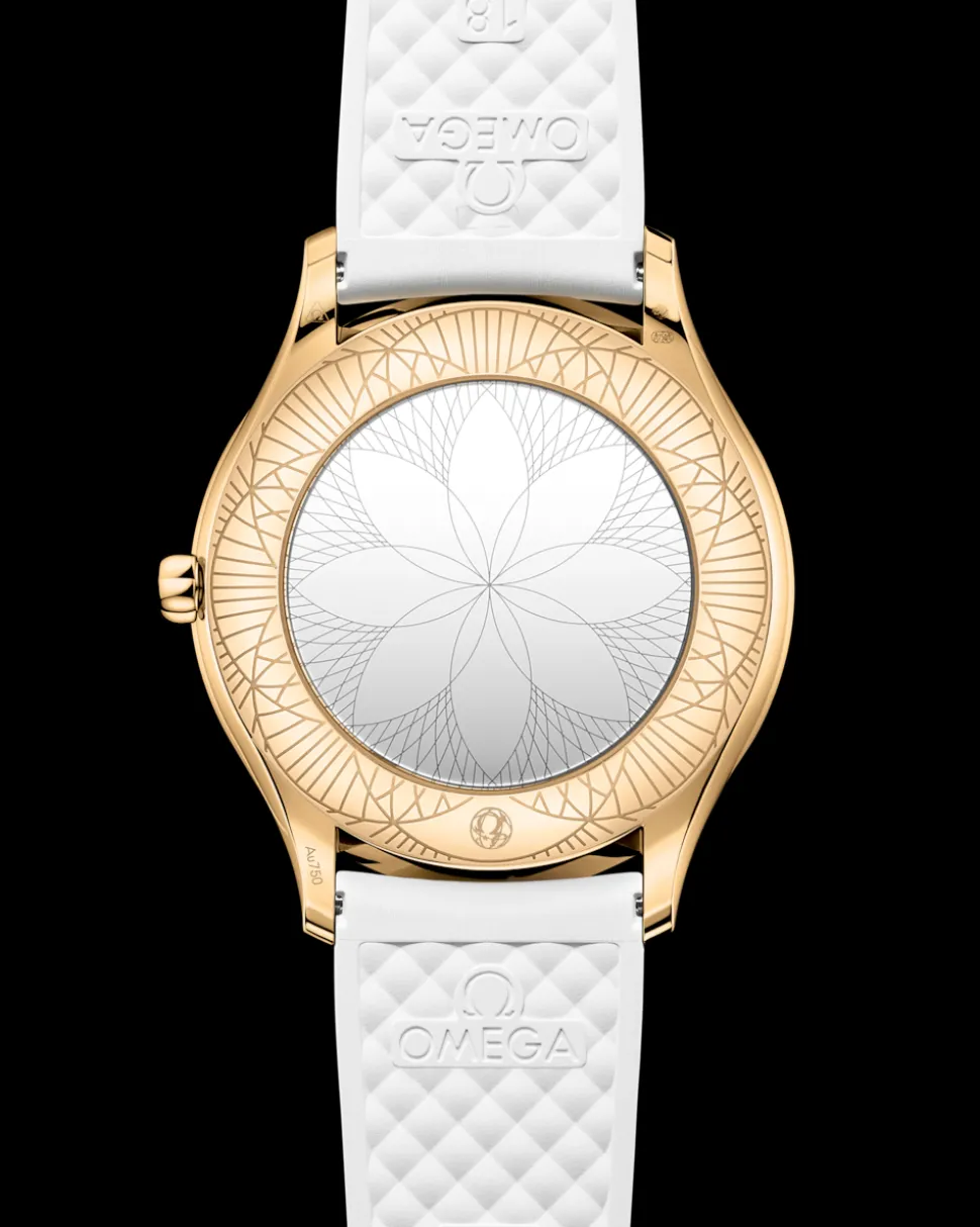 36 mm, oro Moonshine™ su cinturino in caucciù