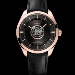 43 mm, oro Sedna™ ‑ oro Canopus Gold™ su cinturino di pelle