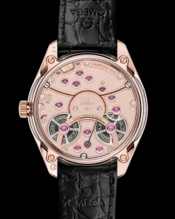 43 mm, oro Sedna™ ‑ oro Canopus Gold™ su cinturino di pelle
