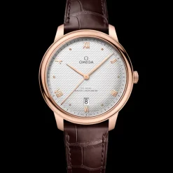 40 mm, oro Sedna™ su cinturino di pelle