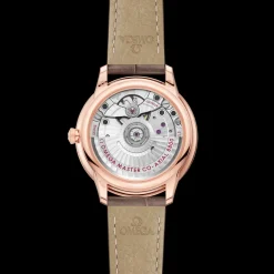 34 mm, oro Sedna™ su cinturino di pelle