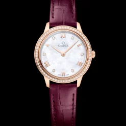 27,5 mm, oro Sedna™ su cinturino di pelle