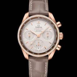 38 mm, oro Sedna™ su cinturino di pelle
