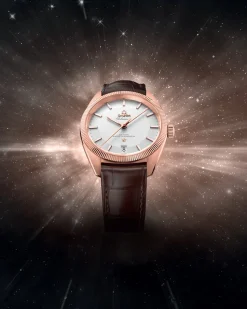 39 mm, oro Sedna™ su cinturino di pelle