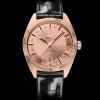 41 mm, oro Sedna™ su cinturino di pelle