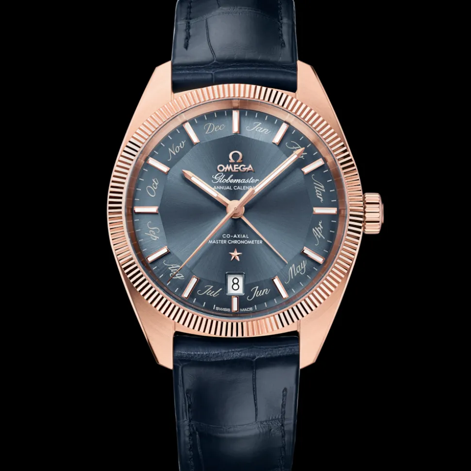 41 mm, oro Sedna™ su cinturino di pelle