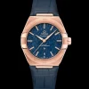 39 mm, oro Sedna™ su cinturino di pelle