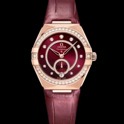34 mm, oro Sedna™ su cinturino di pelle