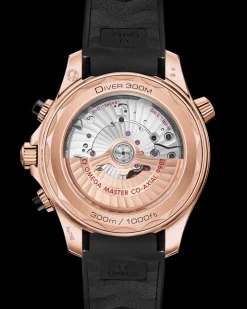 44 mm, oro Sedna™ su cinturino in caucciù