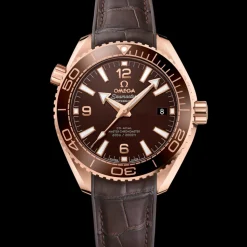 39,5 mm, oro Sedna™ su cinturino in pelle con rivestimento interno in caucciù