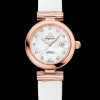 34 mm, oro Sedna™ su cinturino di pelle