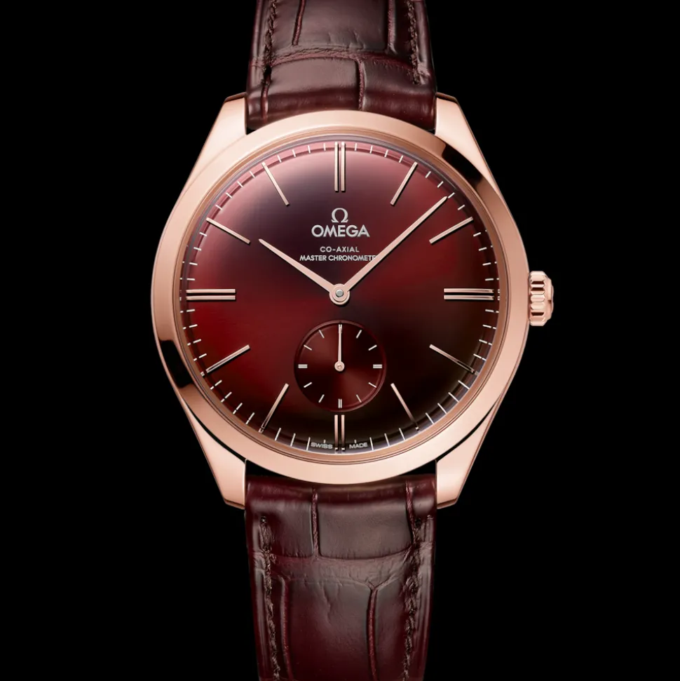40 mm, oro Sedna™ su cinturino di pelle