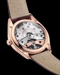 40 mm, oro Sedna™ su cinturino di pelle