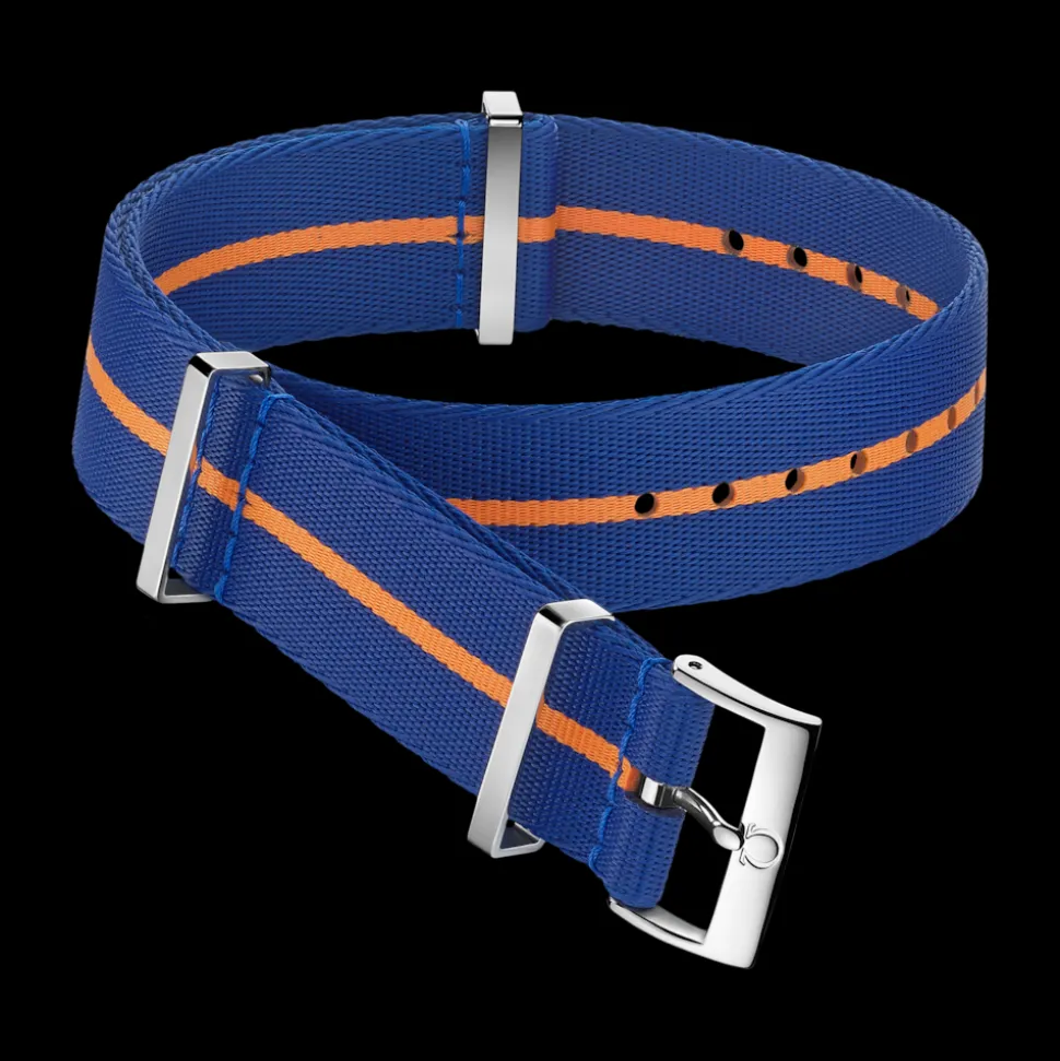 Poliammide, blu e arancione