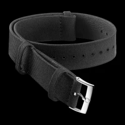 Tessuto rivestito in nylon, nero
